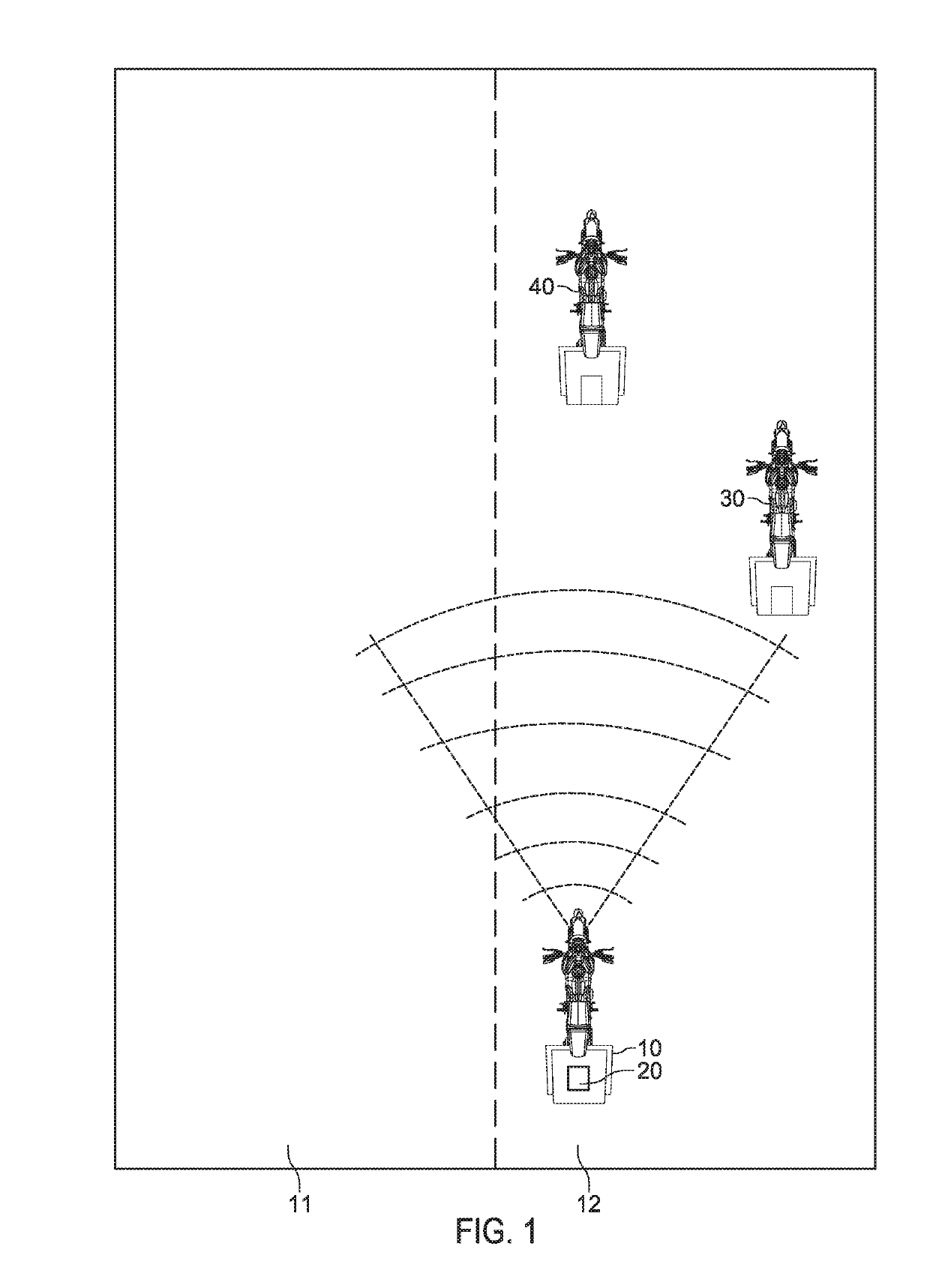 Motorcycle adaptive cruise control target tracking