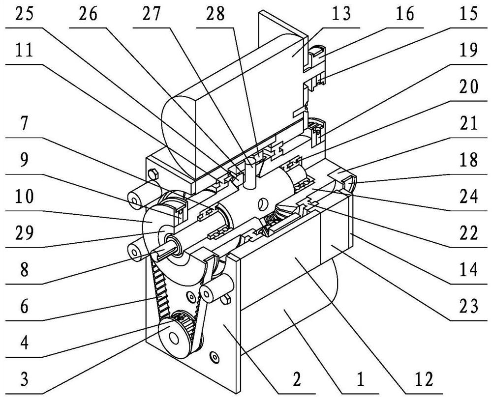 Economical milling machine bevel gear differential speed reducer