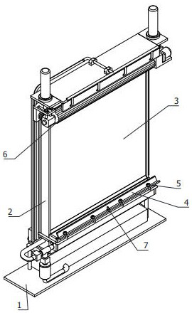 Building outer curtain wall mechanism with self-cleaning device