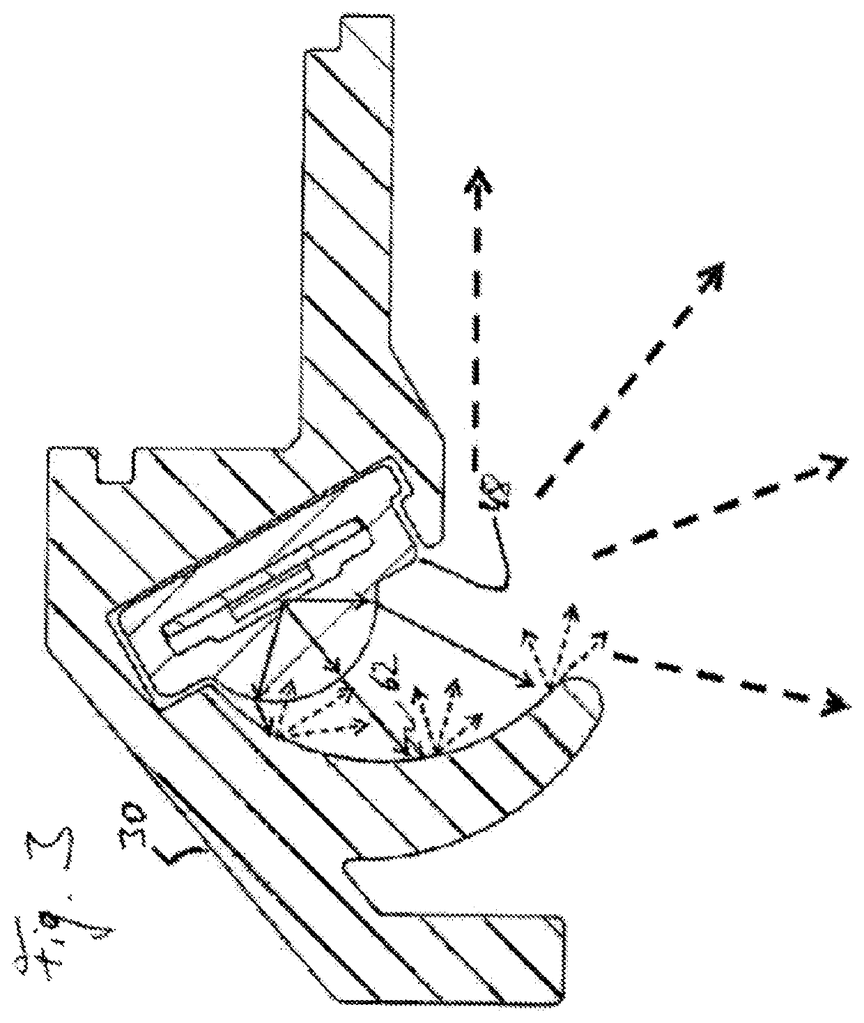 Shelf with lighting function for a domestic cooling device