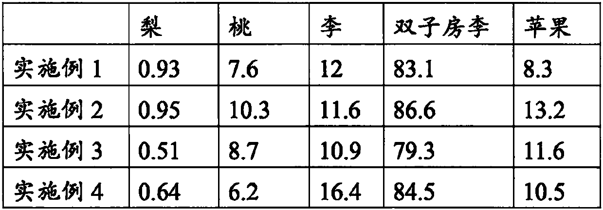 Composition for increasing fruiter fruit setting rate and application thereof