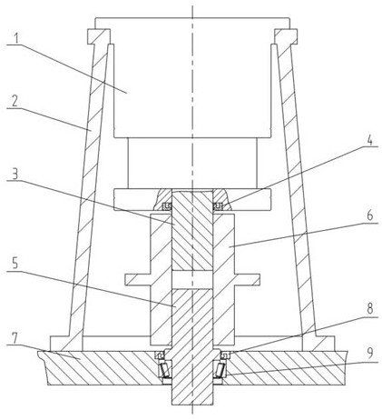 Vertical transmission structure