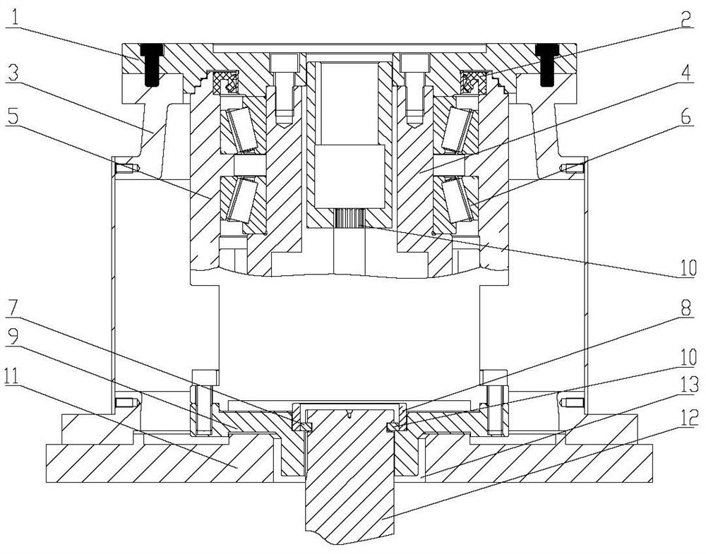 Vertical transmission structure