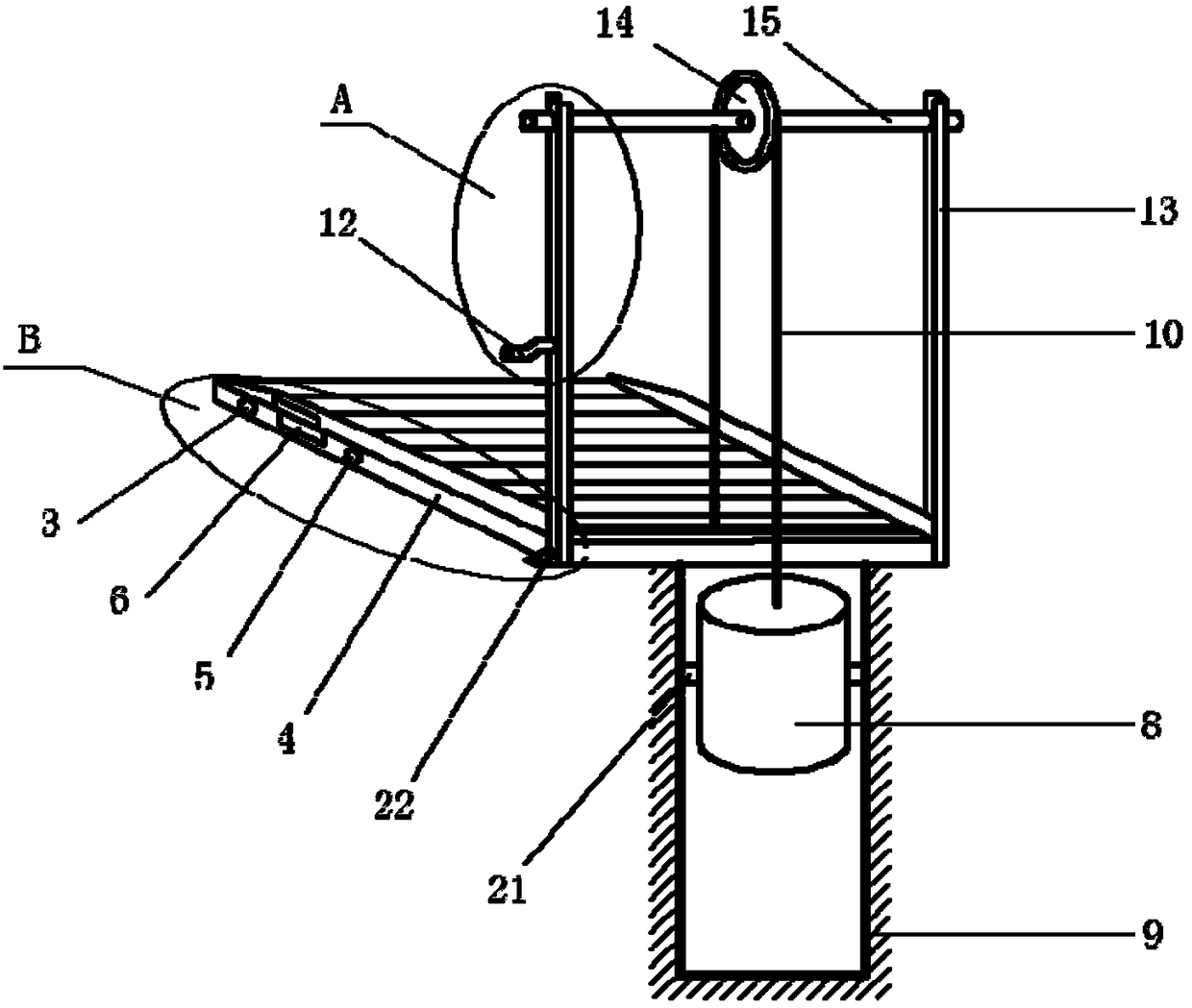 A manual three-dimensional garage