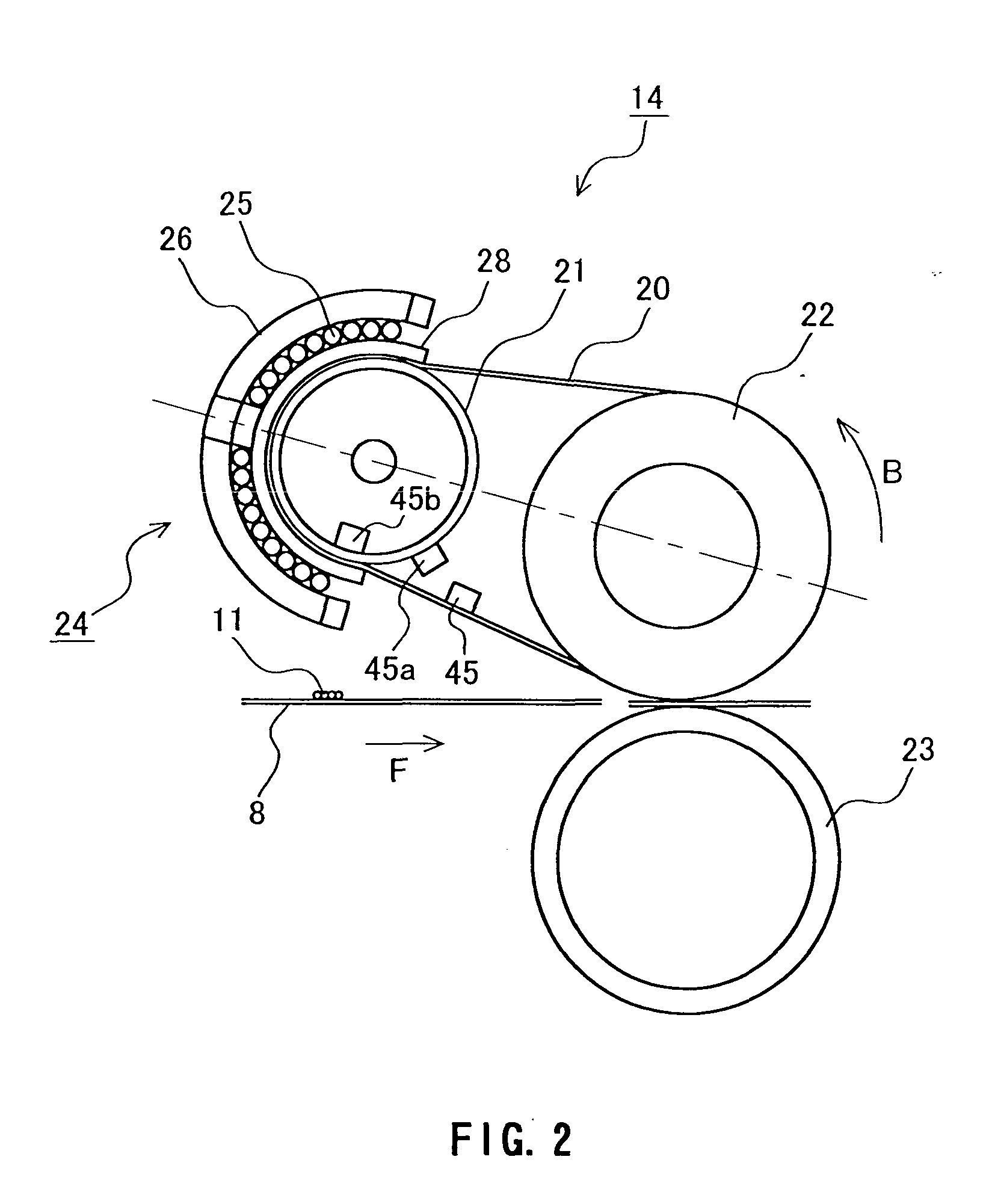 Image heating device and image forming apparatus using the same