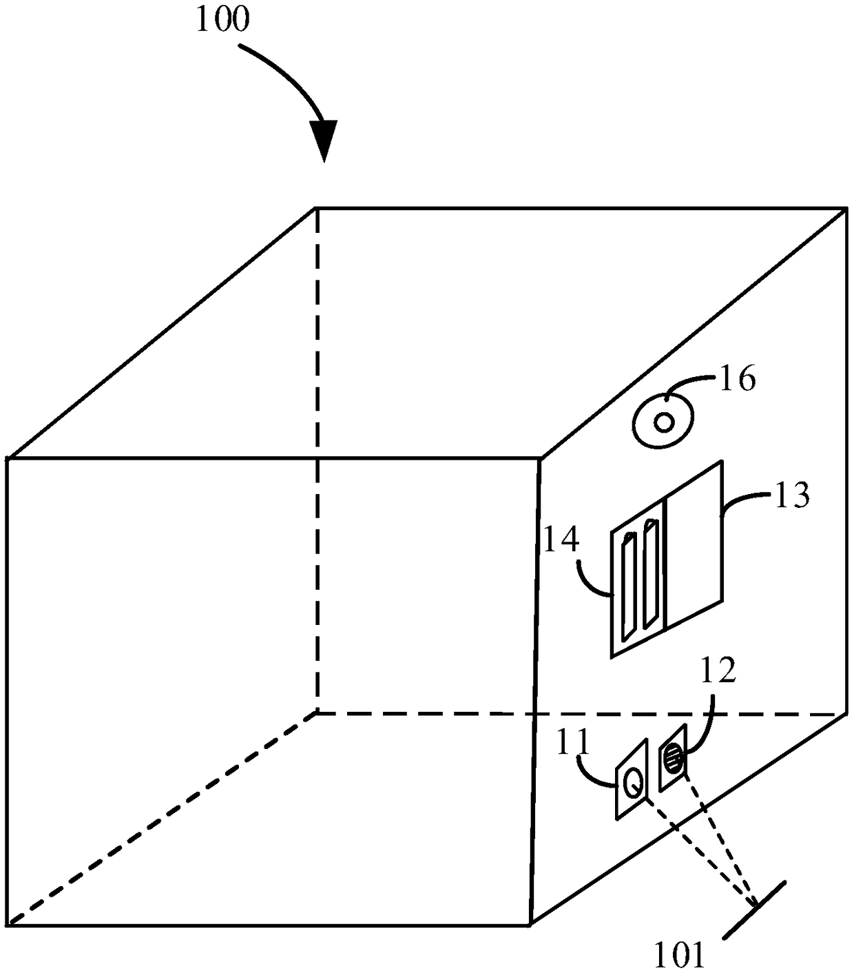 Logistics box and logistics box system