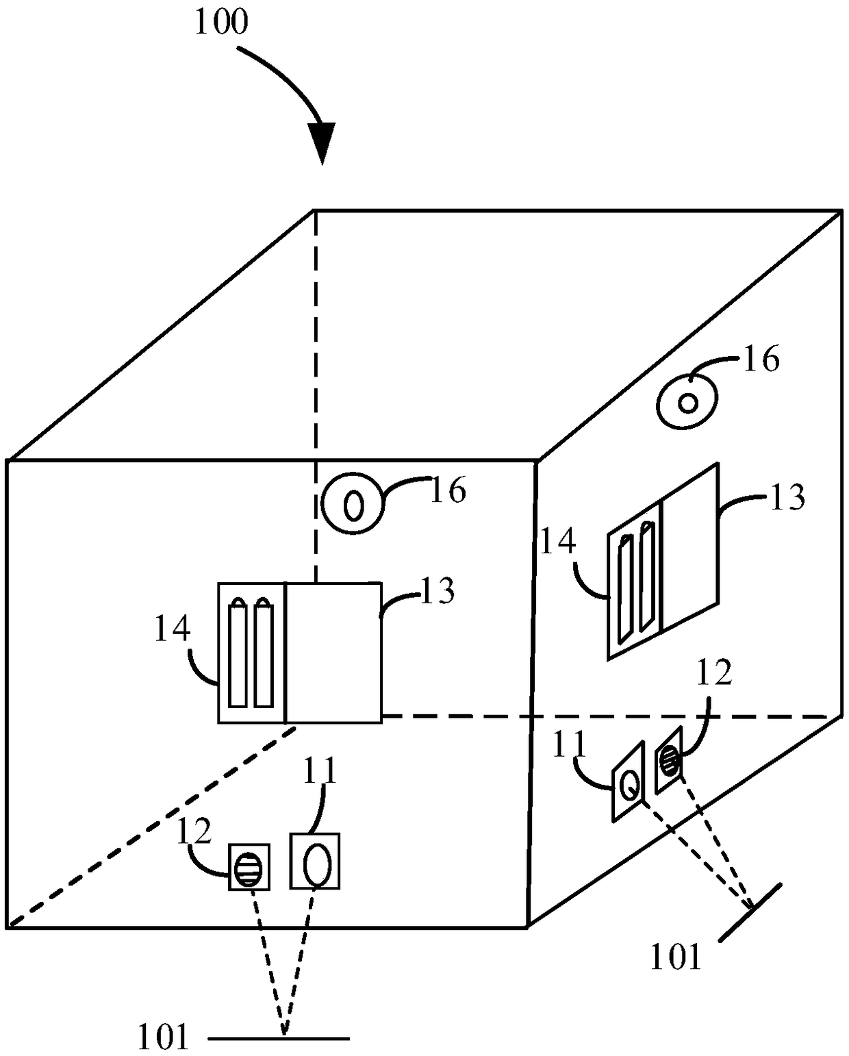 Logistics box and logistics box system