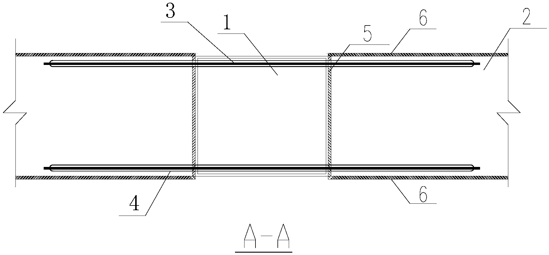 Node for connecting prefabricated concrete beam with rectangular steel tube concrete column through unbonded prestressed ribs