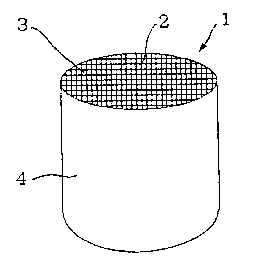 Ceramic honeycomb structure