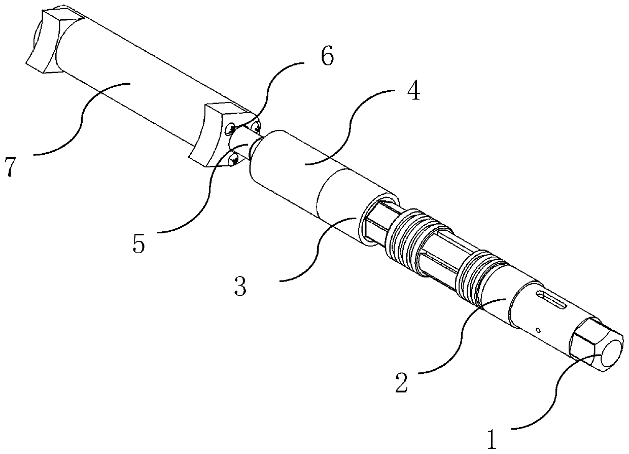 Magnetic coupling driving numerical control plug