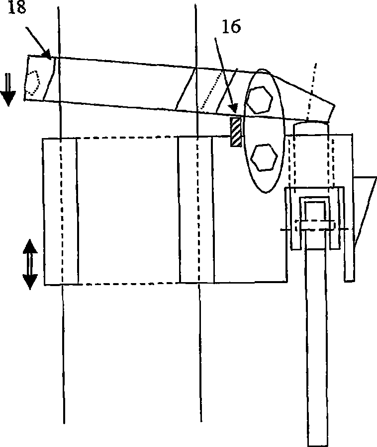 Lift driving and securing device