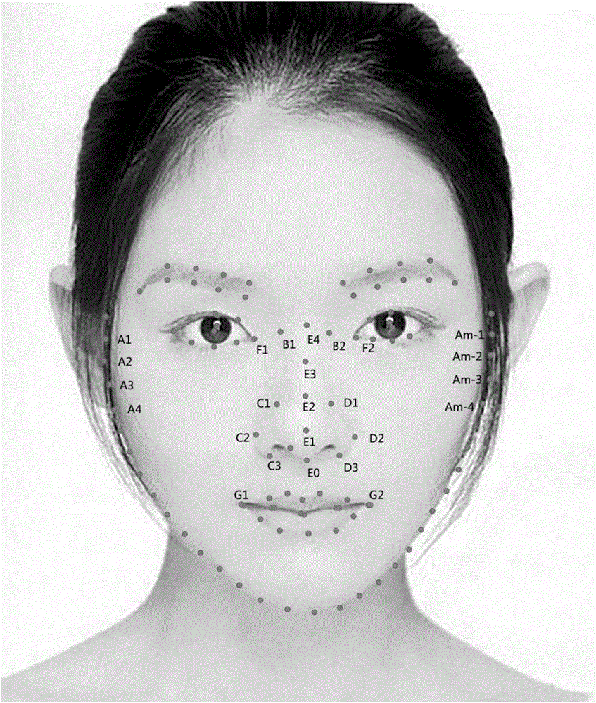 Nasal ala reduction method and device based on face network and calculation device