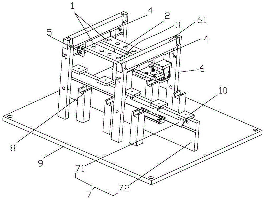 A non-standard equipment structure layout method and the structure and non-standard equipment