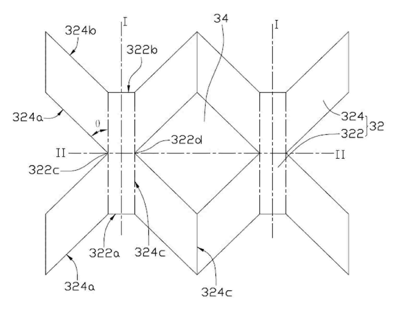 Display screen structure