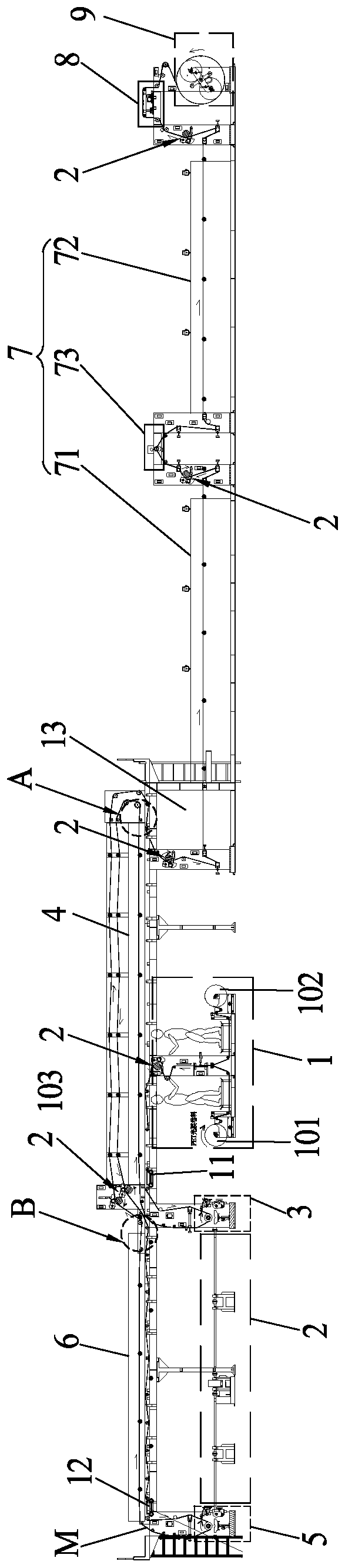 Electrothermal film intaglio printing equipment