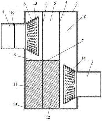 Air intake muffler for turbocharged engine