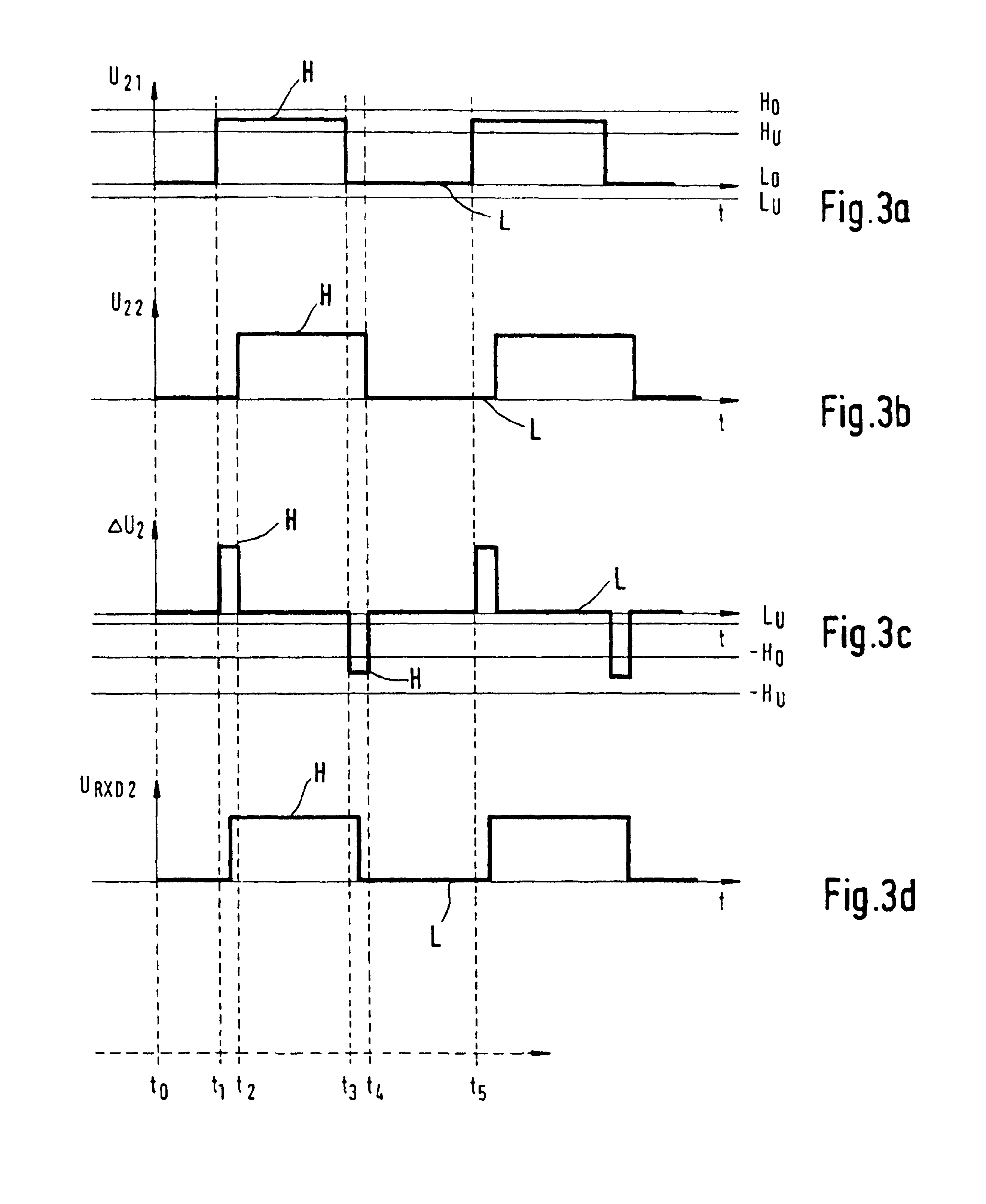 Circuit arrangement for the electrically isolated transfer of digital signals
