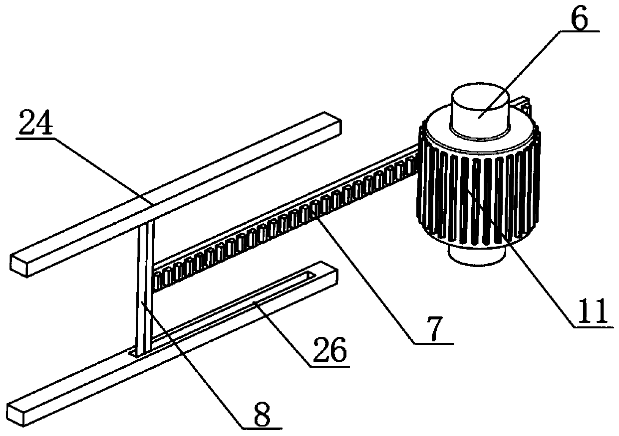 Stamping device for processing new energy automobile parts