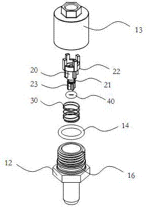 Water path structure and faucet with water path structure