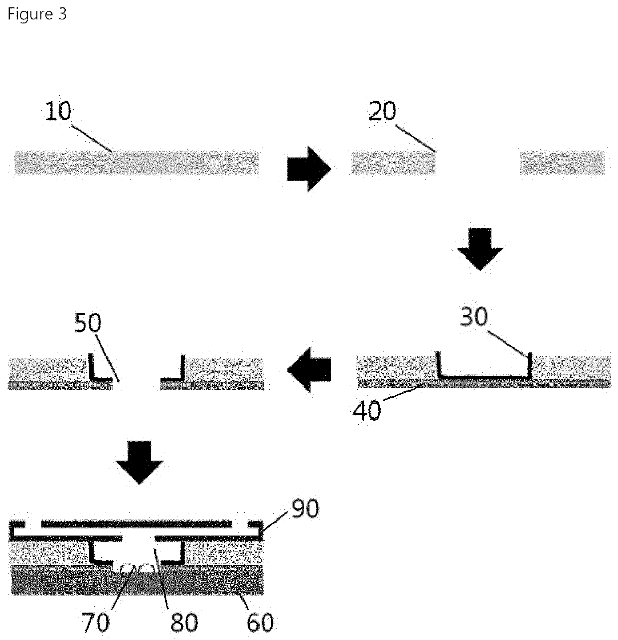 Biochemical detection device with controlled reaction incubation time and method for producing the same