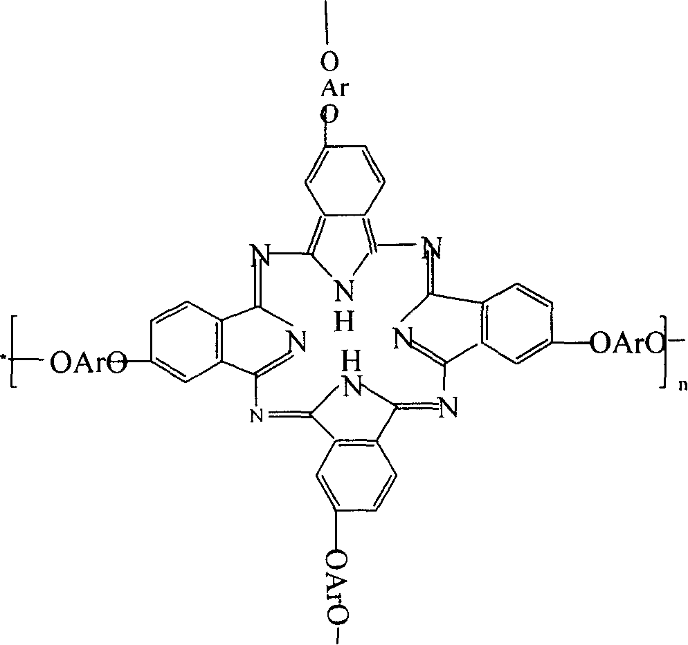 Double end-group phthalonitrile, resin, condensate and its preparation method and uses