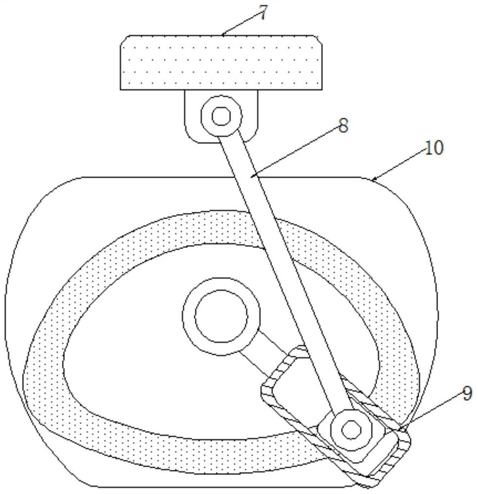 Paint brushing device capable of supplementing paint by utilizing action of pressure and application thereof