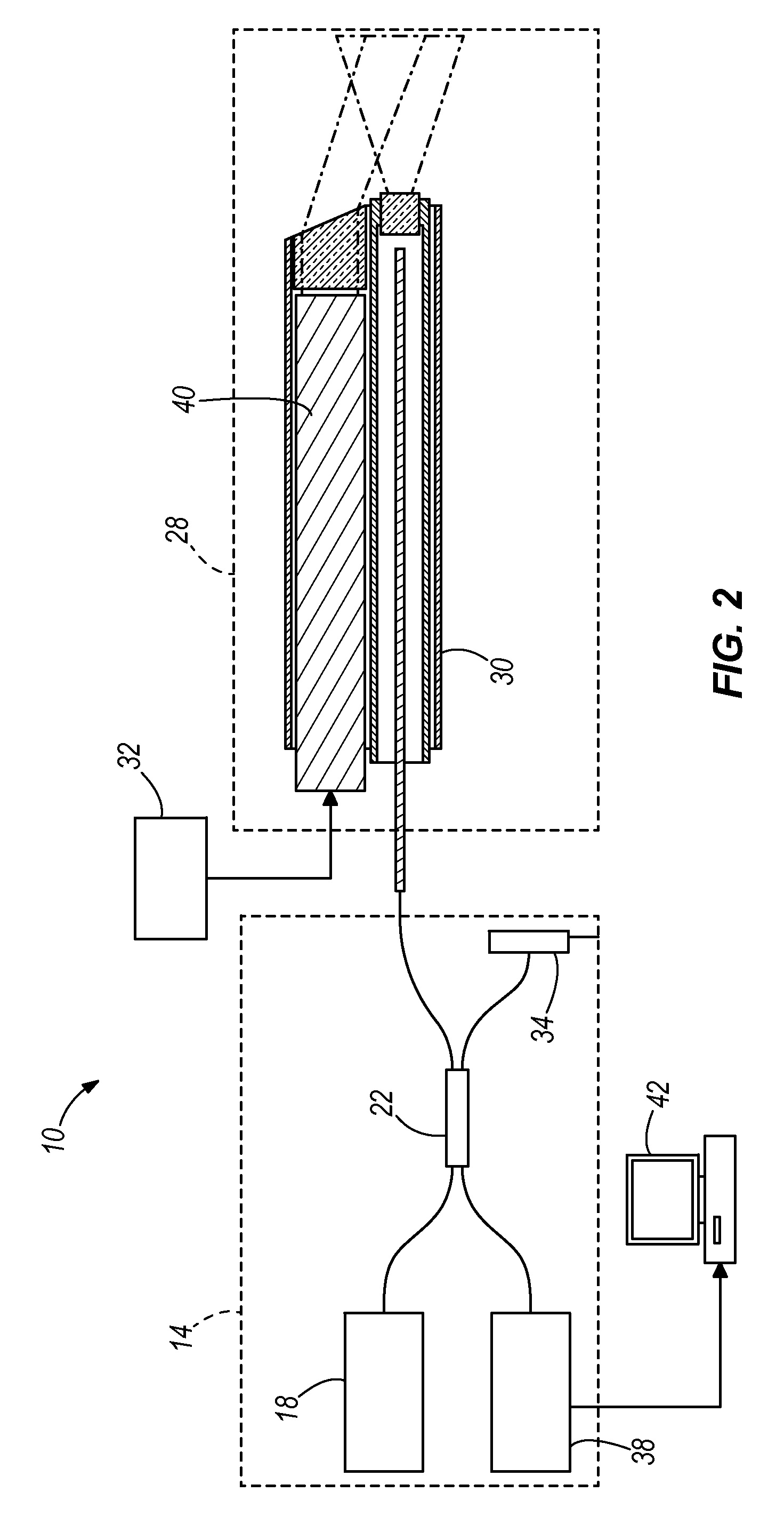 Apparatus and method for real-time imaging and monitoring of an electrosurgical procedure