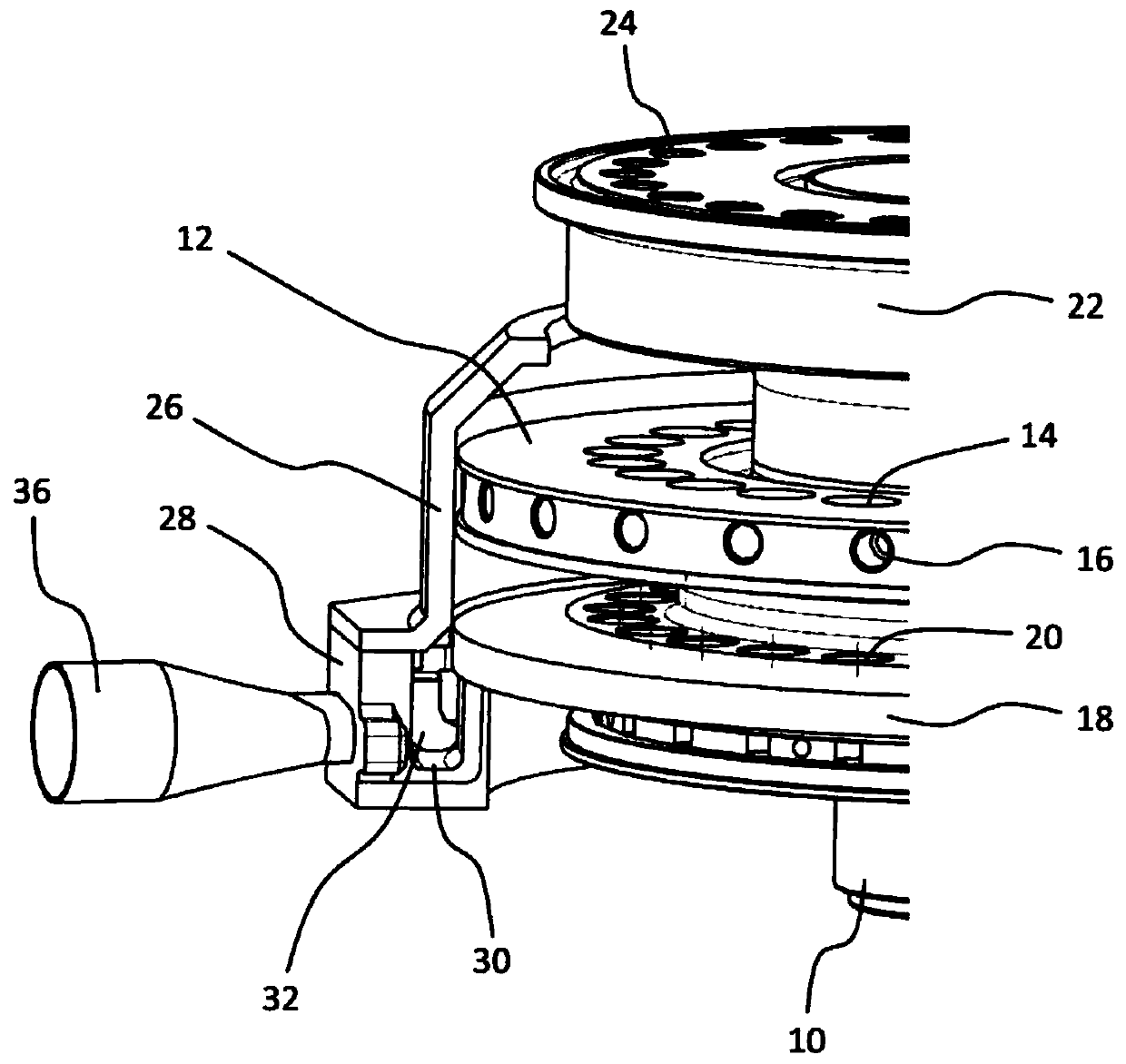 Rotor for a rotary press