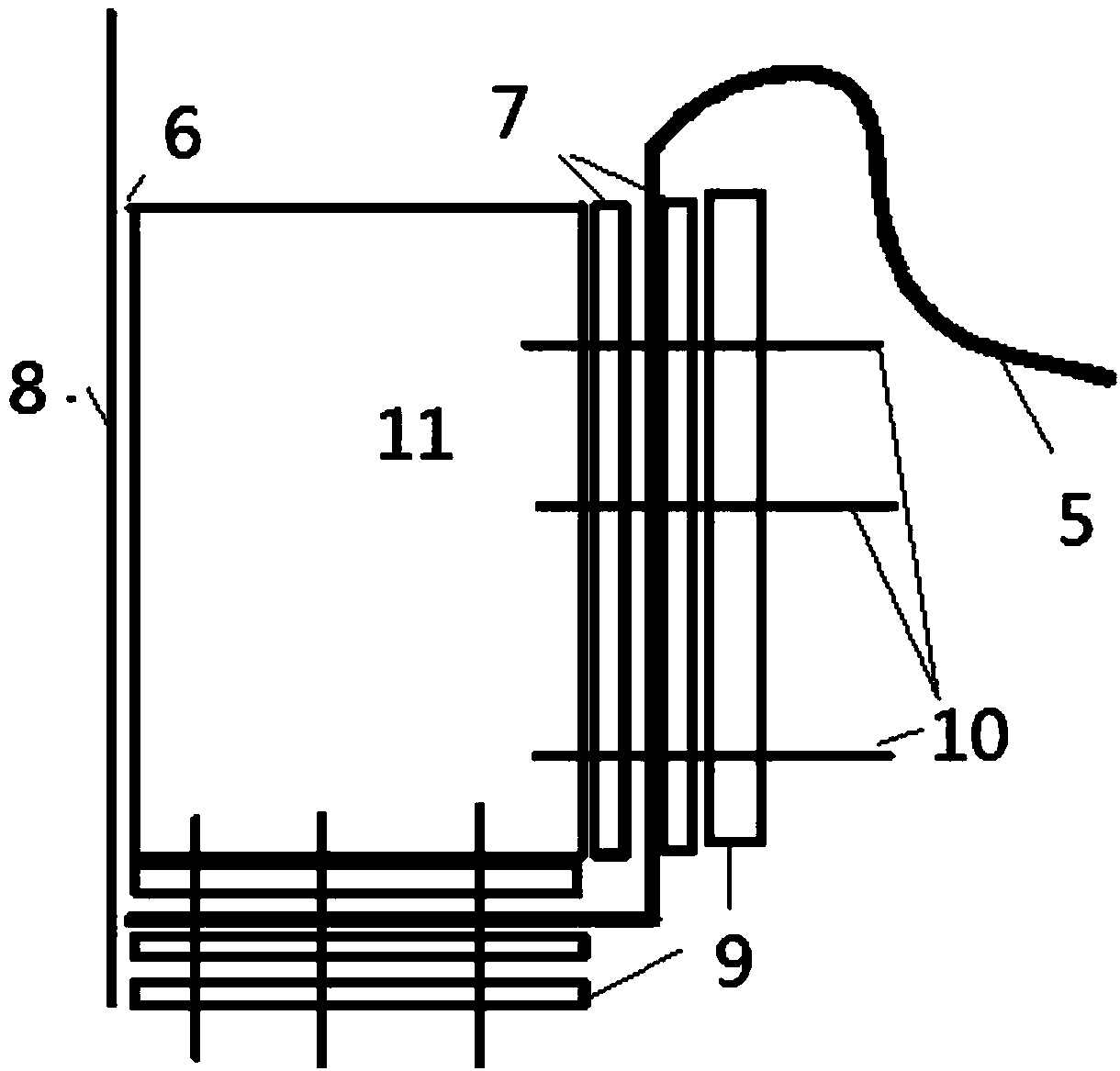 Full-contact flexible light rubber floating disc and application thereof