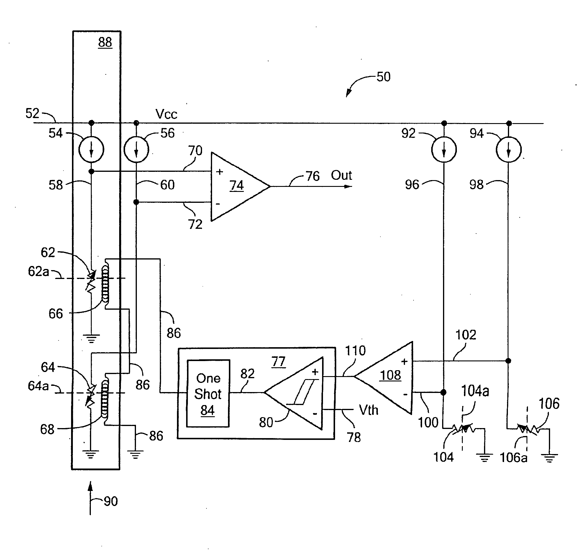 Electronic Circuit and Method for Resetting a Magnetoresistance Element