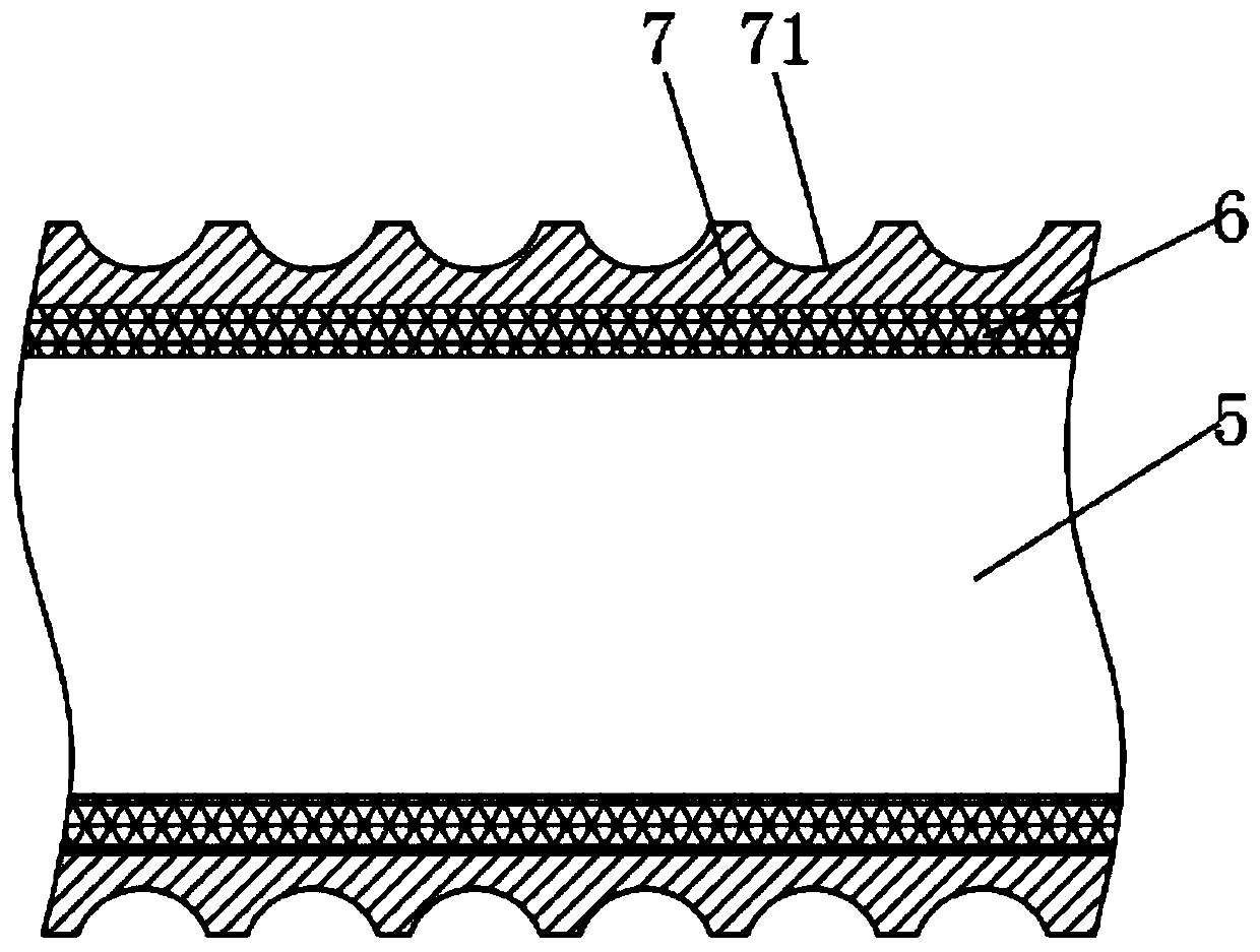 Bending-resistant high-flexibility drag chain cable and production method thereof