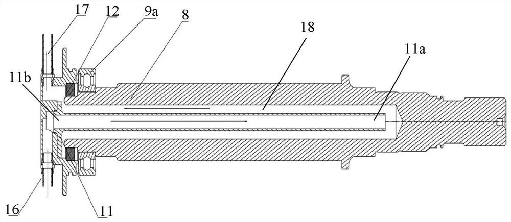 Motor cooling structure, power motor and electric drive system