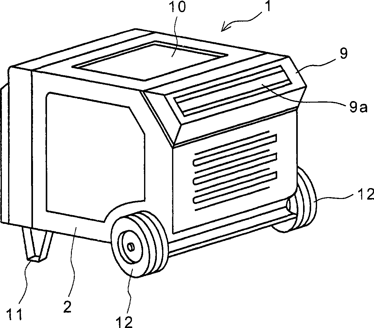 Soundproof enclosed type generator