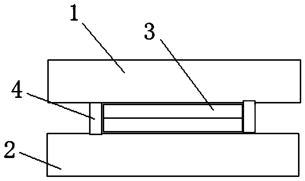 Symmetrical-hot-rolled composite plate blank and seal welding method thereof