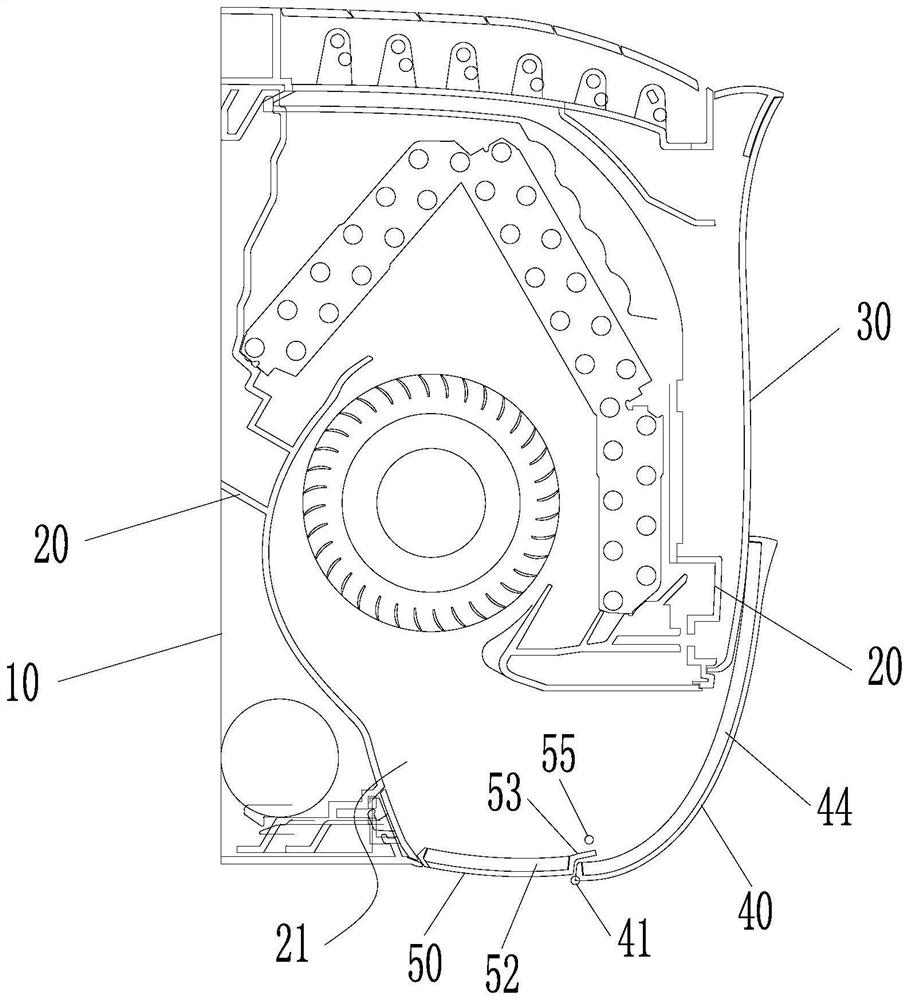 Indoor unit and air conditioner with same