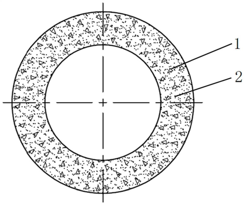 A kind of composite abrasive grinding wheel and preparation method thereof