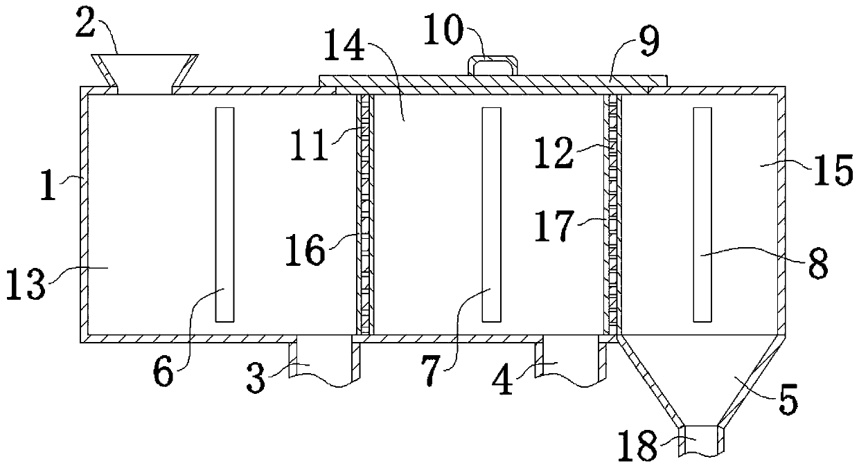 Vegetable oil filtering device