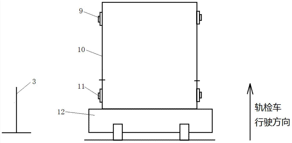 Calibration equipment and calibration method for linear array camera of high-speed rail detection system