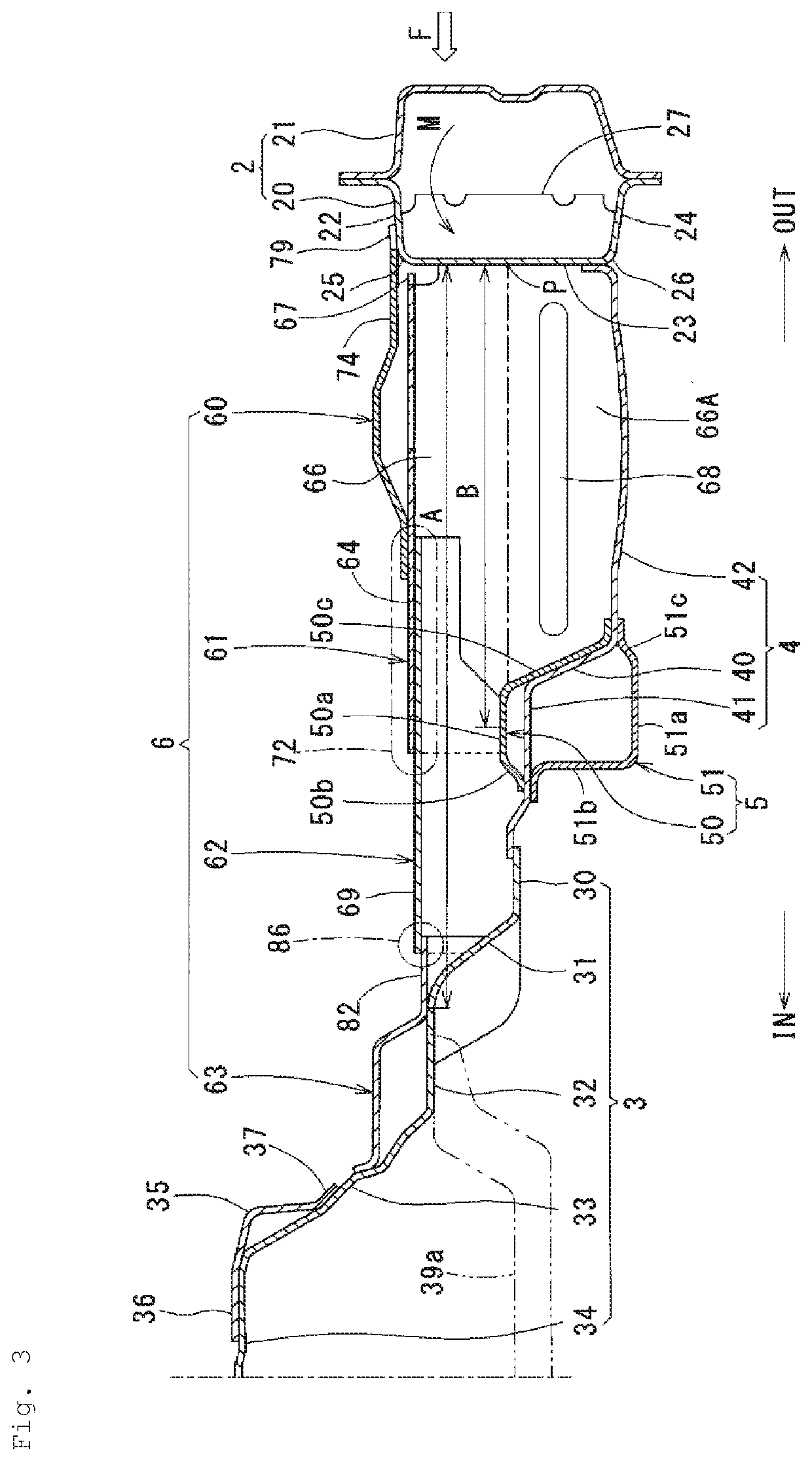 Vehicle-body structure of vehicle