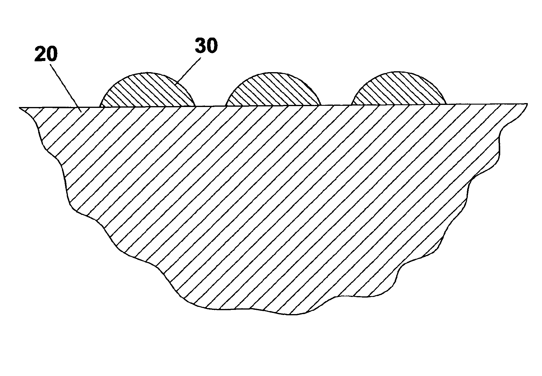 Continuous or discrete metallization layer on a ceramic substrate