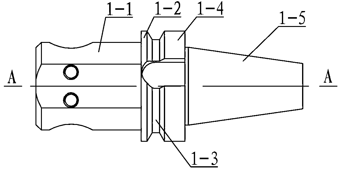 Handle of turning tool of milling and turning compound processing center