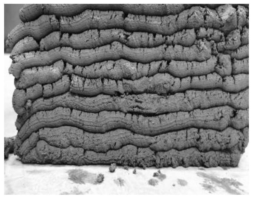 Recycled cement-based material based on 3D printing and preparation method thereof