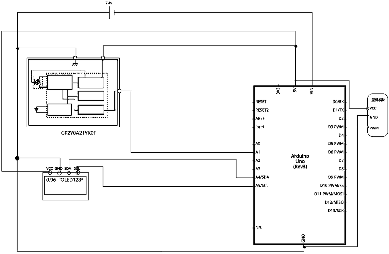 Intelligent water-saving faucet based on single-chip microcomputer control