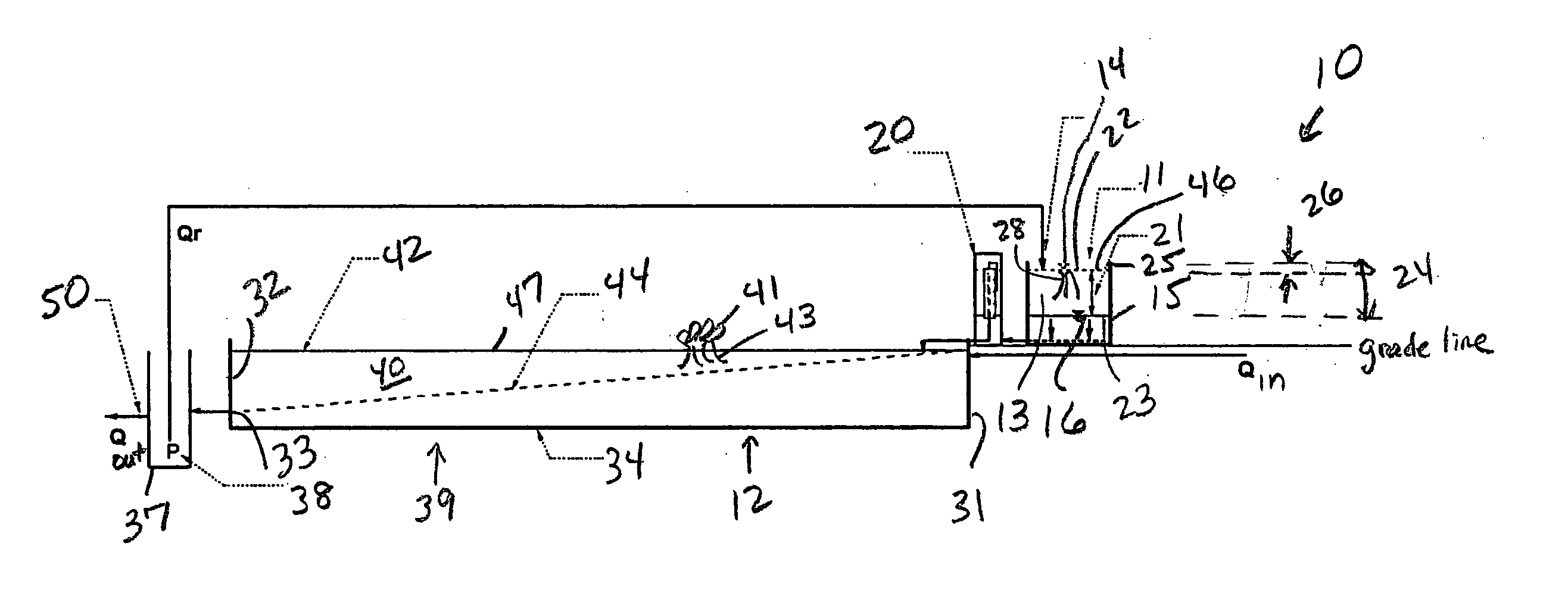 Tidal vertical flow wastewater treatment system and method