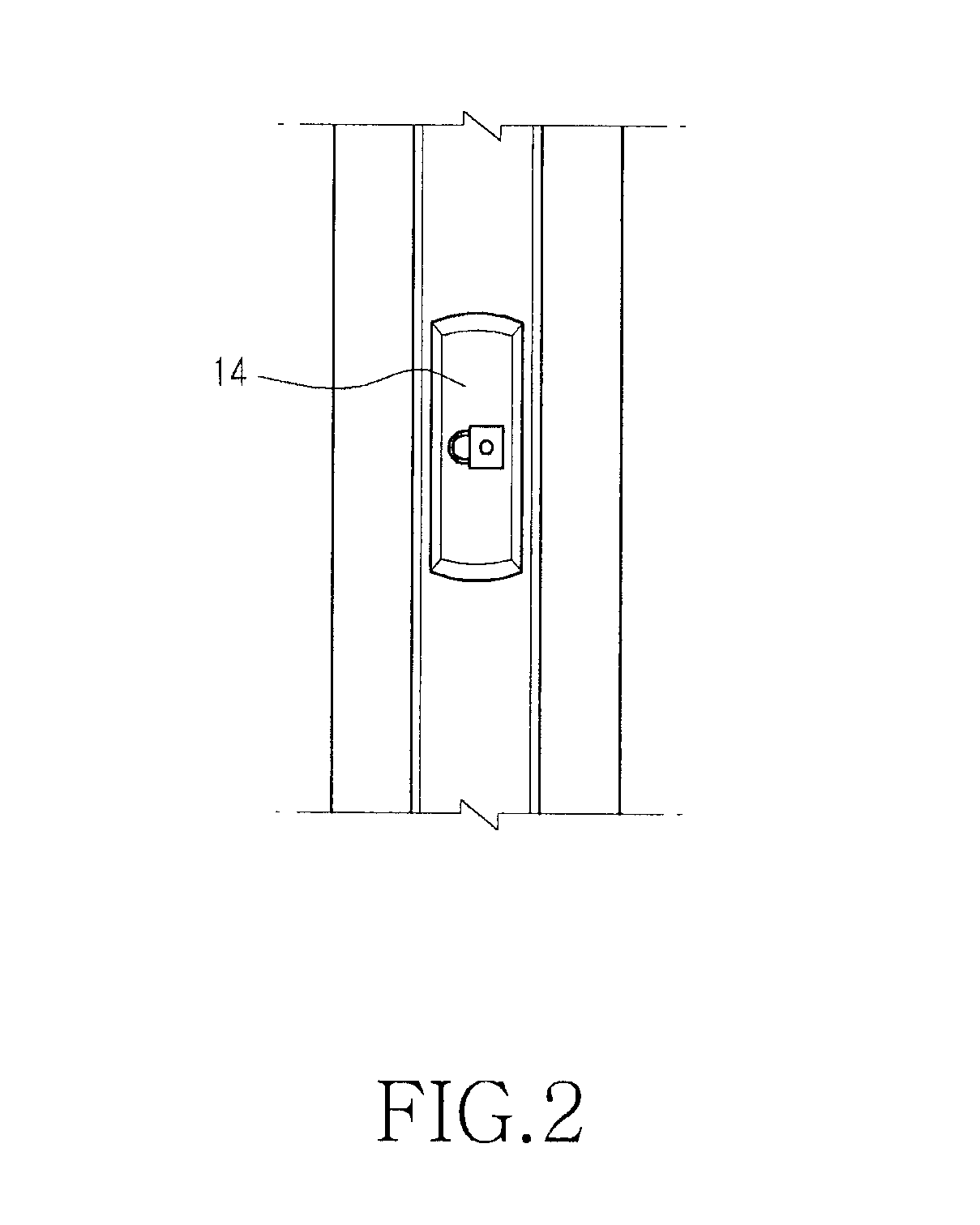 Portable communication device having a touch-screen locking unit