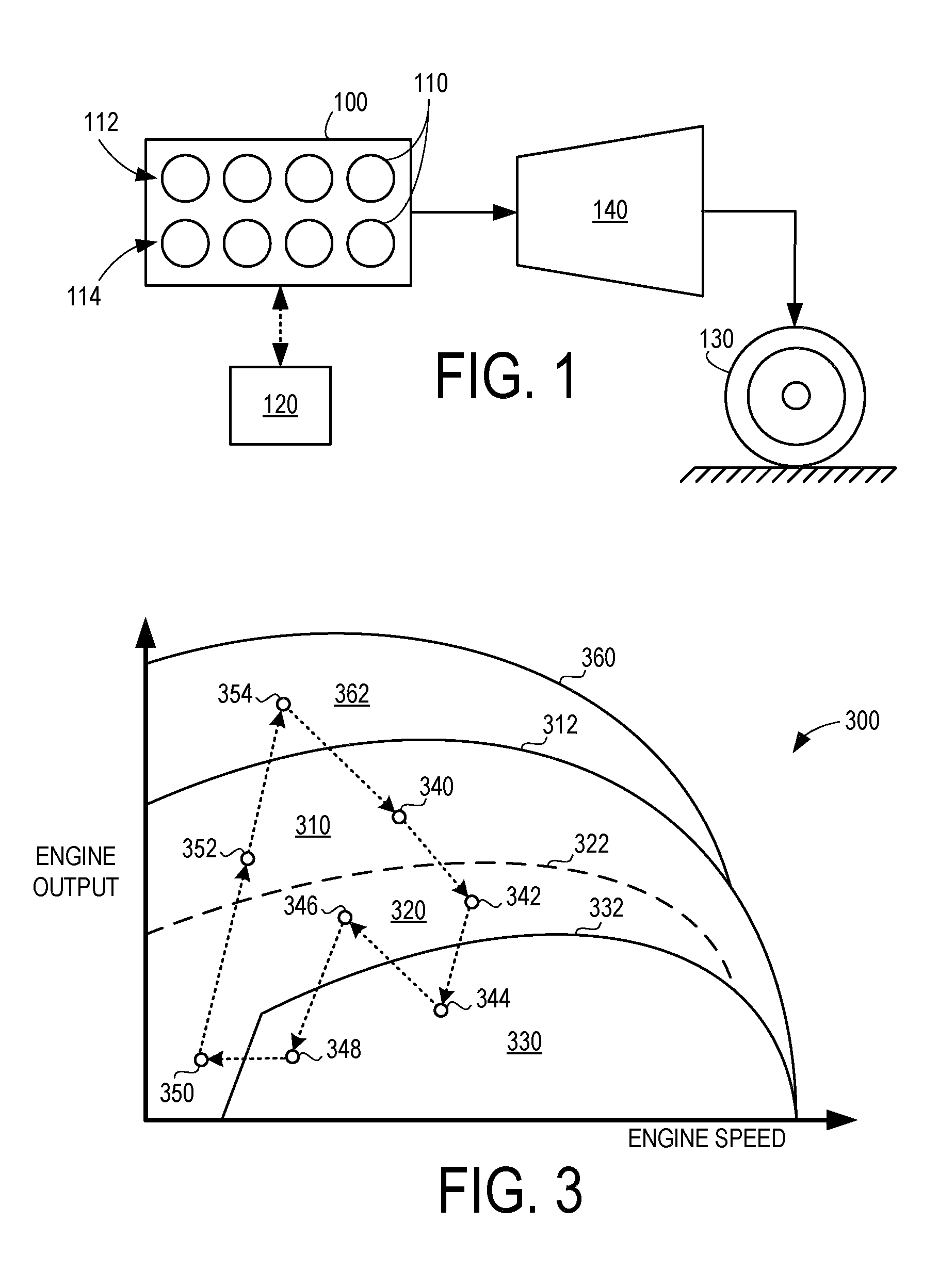Multi-stroke variable displacement engine