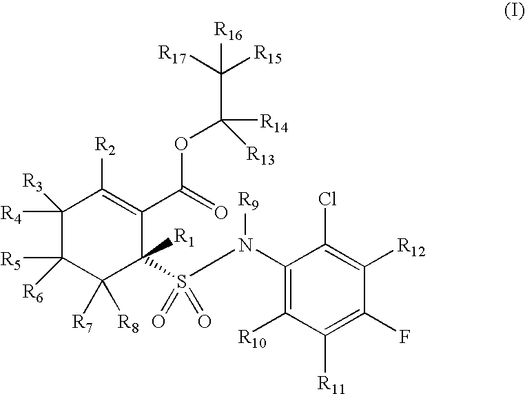 Substituted cyclohexenes