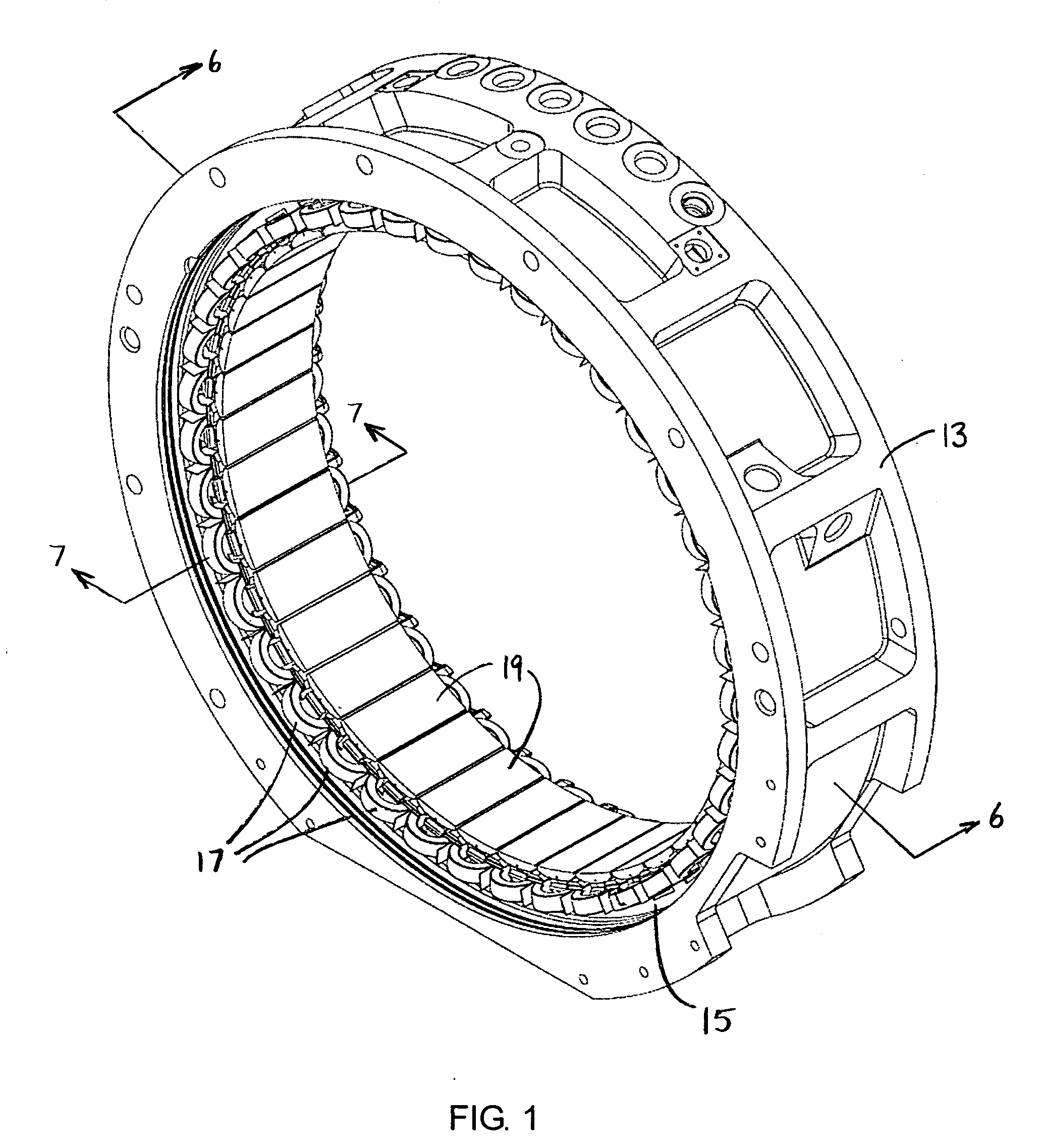 Attachment for a magnetic structure