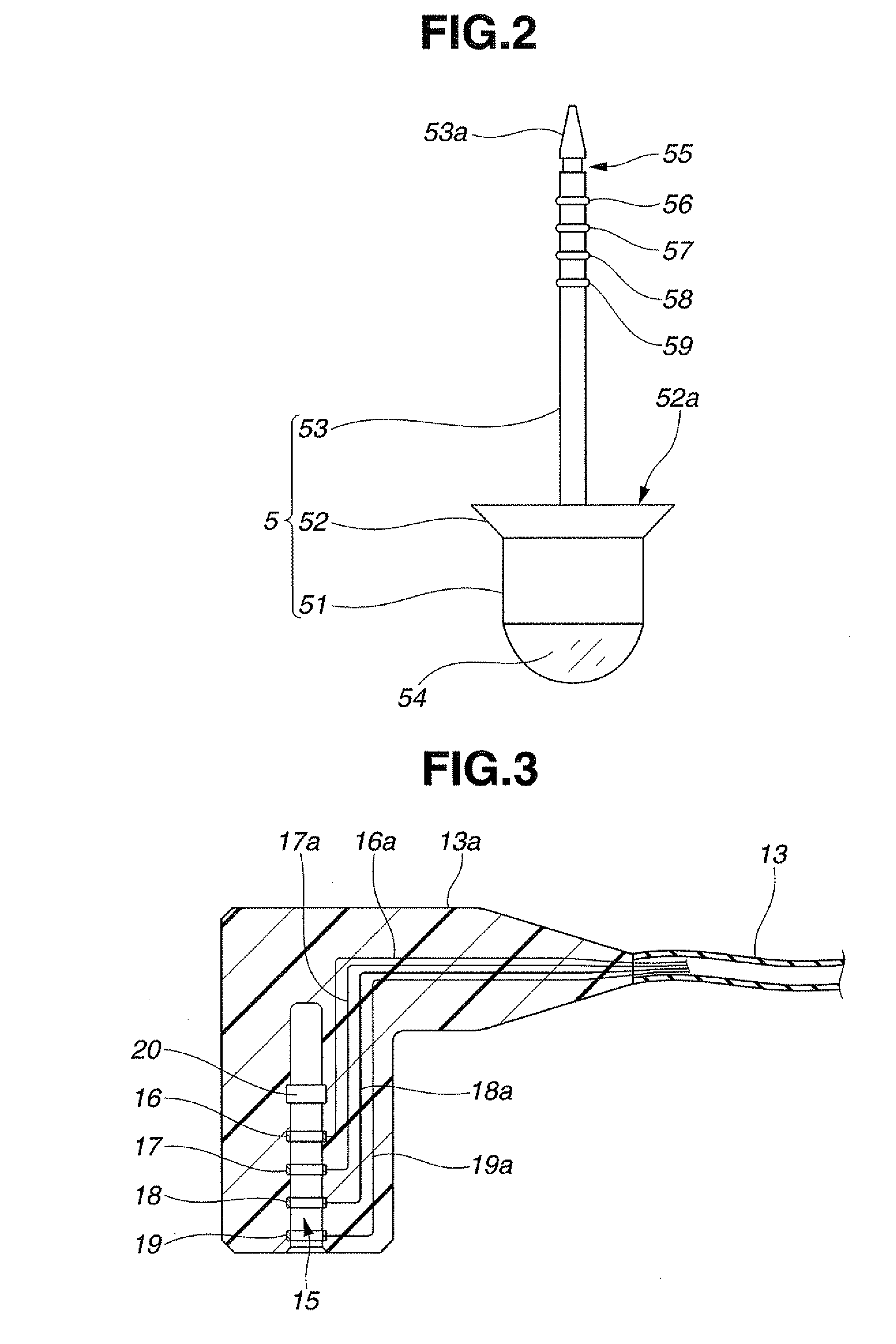 Endoscope system, camera set on body cavity inner wall and method of setting the camera set on body cavity inner wall on inner surface of body cavity wall