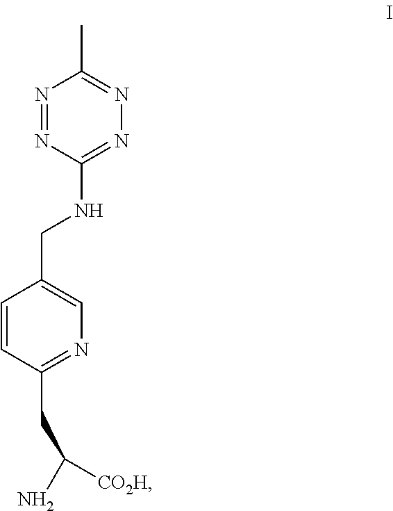 Non-natural amino acid tRNA synthetases for pyridyl tetrazine
